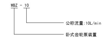 油泵電機(jī)組型號說明